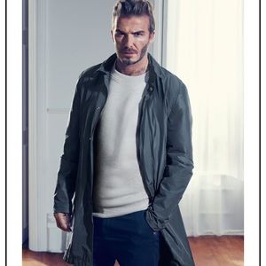 NWT David Beckham x H&M Rain Coat